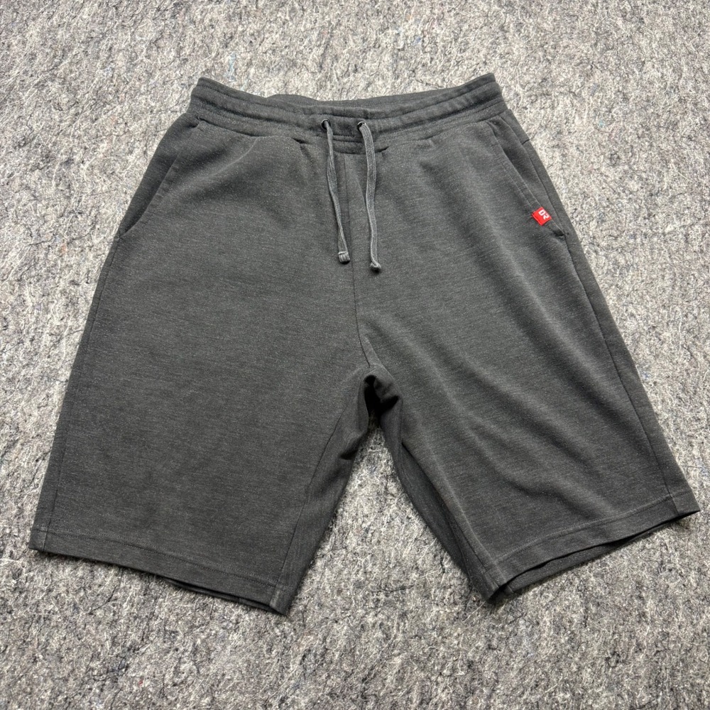 Dream USA Mens Sweat Shorts Charcoal Gray Fleece Lounge‎ Gym Shorts Size Large